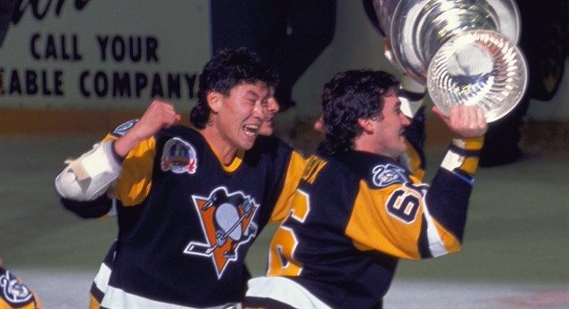 Jaromir Jagr Pittsburgh Penguins 1992 Stanley Cup Finals CM